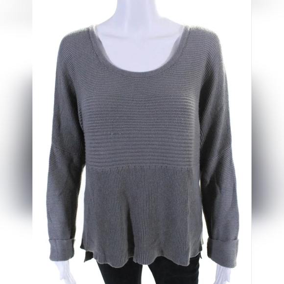Helmut Lang Gray Dolman Sleeves Sweater, M, EUC - Picture 1 of 5